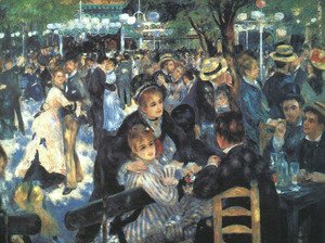 Pierre Auguste Renoir - The Ball at the Moulin de la Galette