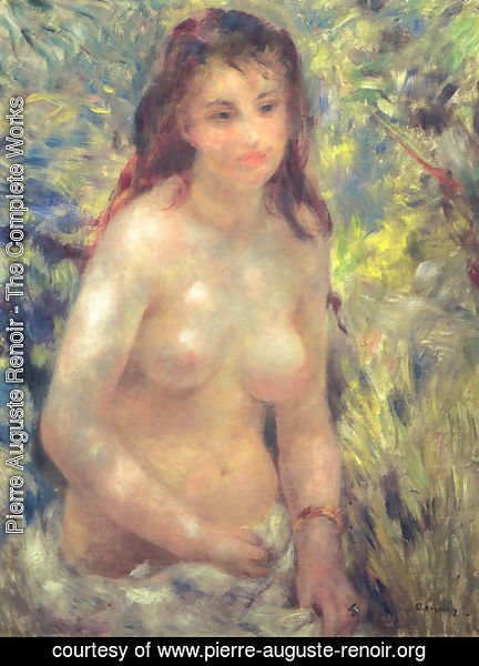 Pierre Auguste Renoir - Study: Torso, Sunlight Effect