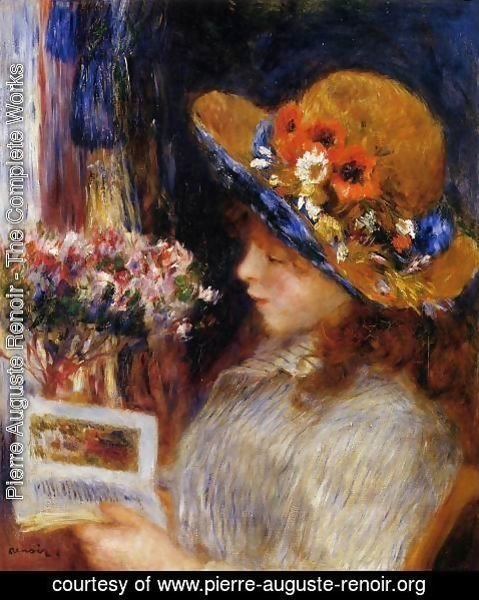 Pierre Auguste Renoir - Young Girl Reading 2