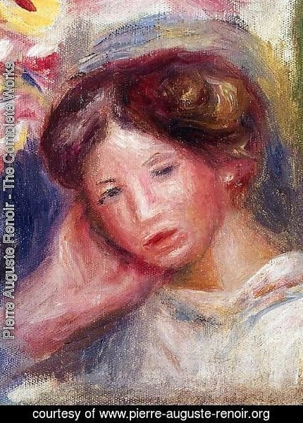 Pierre Auguste Renoir - Woman's Head II