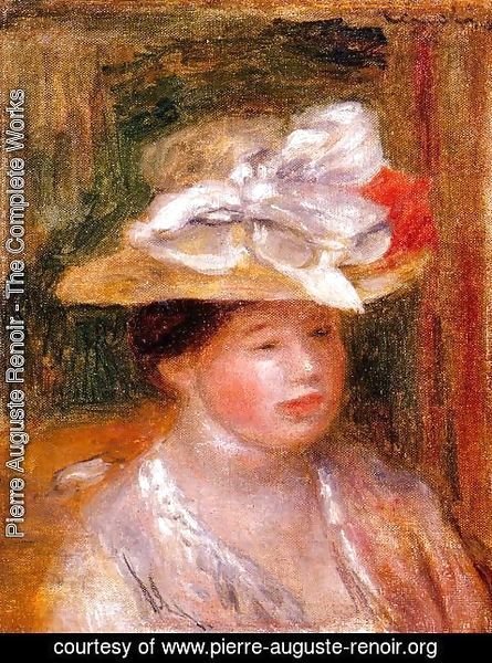 Pierre Auguste Renoir - Head of a Woman I