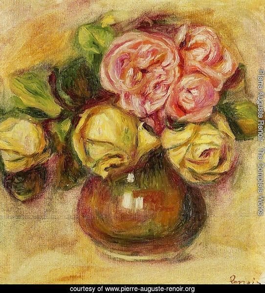 Vase of Roses III