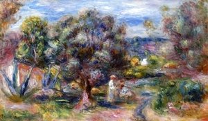 Pierre Auguste Renoir - Aloe, Picking at Cagnes