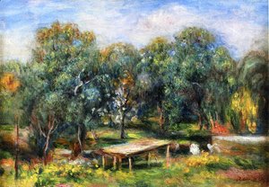 Pierre Auguste Renoir - Landscape at Collettes I