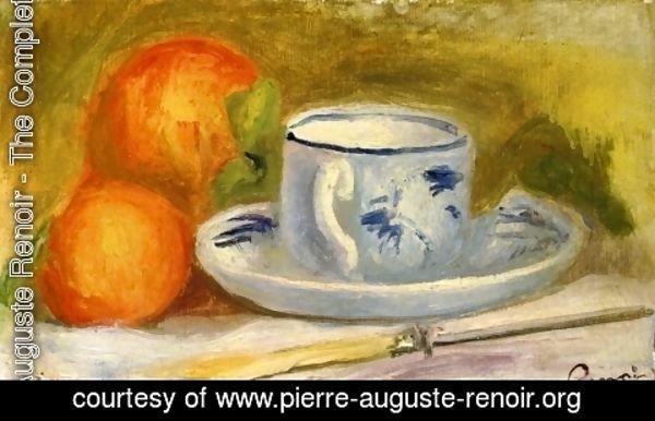 Pierre Auguste Renoir - Cup and Oranges