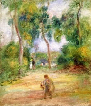 Pierre Auguste Renoir - Landscape with Figures