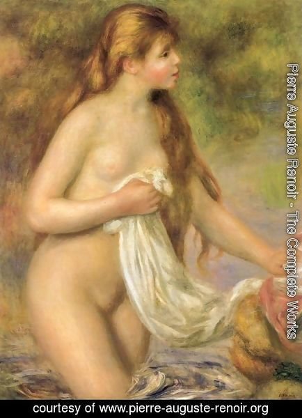 Pierre Auguste Renoir - Bather with Long Hair