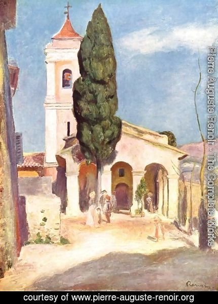 Pierre Auguste Renoir - Church in Cagnes
