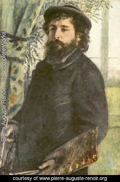 Pierre Auguste Renoir - Claude Monet Painting