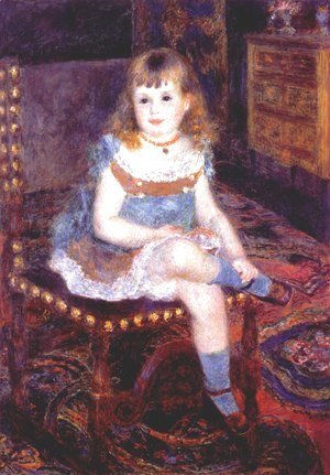 Pierre Auguste Renoir - Georgette Charpentier Seated