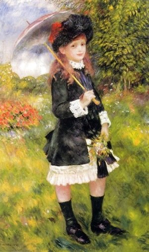 Pierre Auguste Renoir - Girl with a Parasol (Aline Nunes)