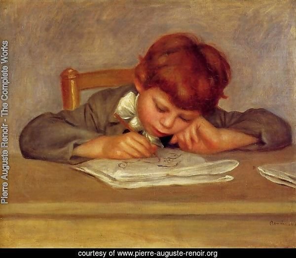 Jean Renoir Reading