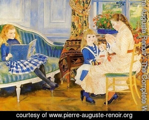 Pierre Auguste Renoir - Marguerite, Lucie and Marthe Barard