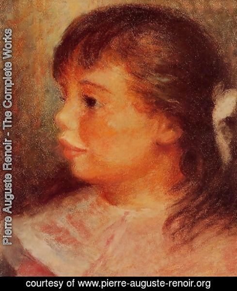 Pierre Auguste Renoir - Portrait of a Girl 1