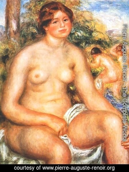 Pierre Auguste Renoir - Seated Bather 2