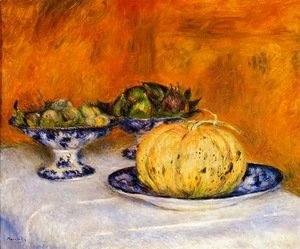 Pierre Auguste Renoir - Still Life with Melon 1