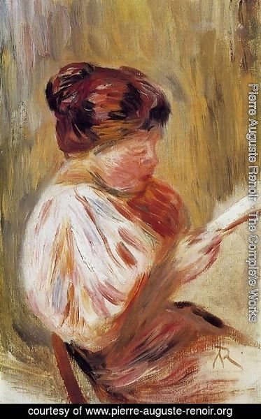 Pierre Auguste Renoir - Woman Reading 1
