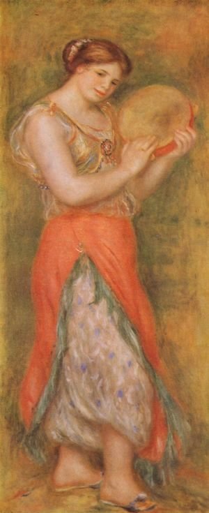 Pierre Auguste Renoir - Dancer with tambourine