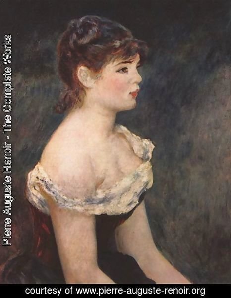Pierre Auguste Renoir - Portrait of a young girl