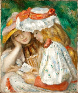 Pierre Auguste Renoir - Two Girls Reading