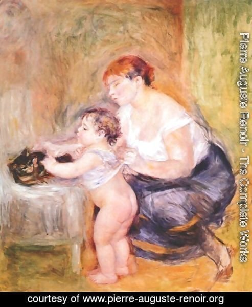 Pierre Auguste Renoir - Mother and Child 2