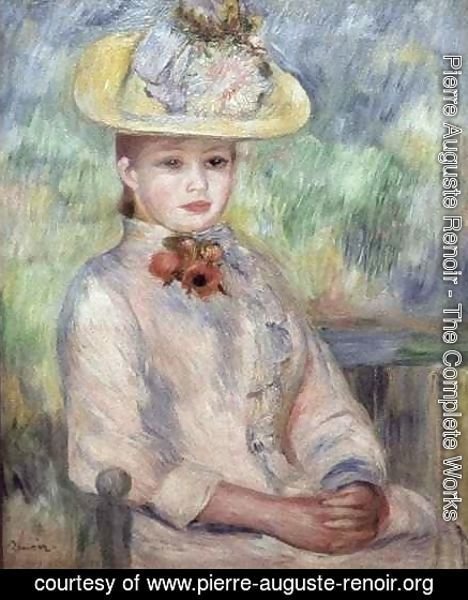 Pierre Auguste Renoir - Girl in the Yellow Hat