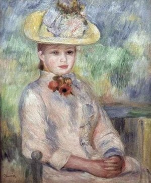 Pierre Auguste Renoir - Girl in the Yellow Hat