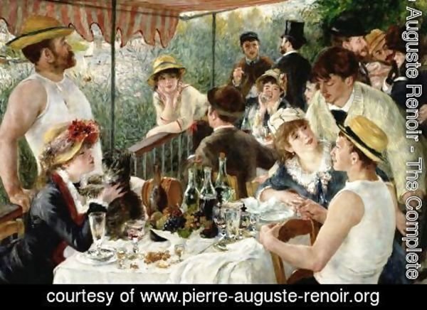 Pierre Auguste Renoir - Luncheon of the Boating Party 2