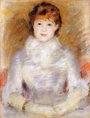 Pierre Auguste Renoir - Portrait of a Young Woman (aka Ellen Andree) 1877