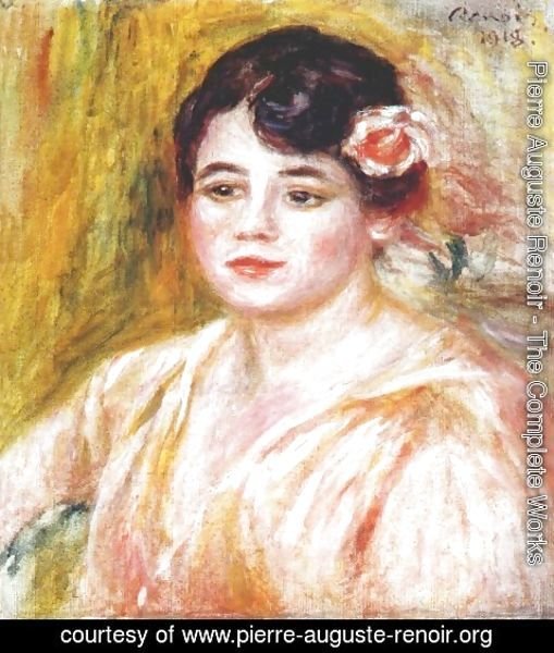 Pierre Auguste Renoir - Portrait of Adele Besson 1918