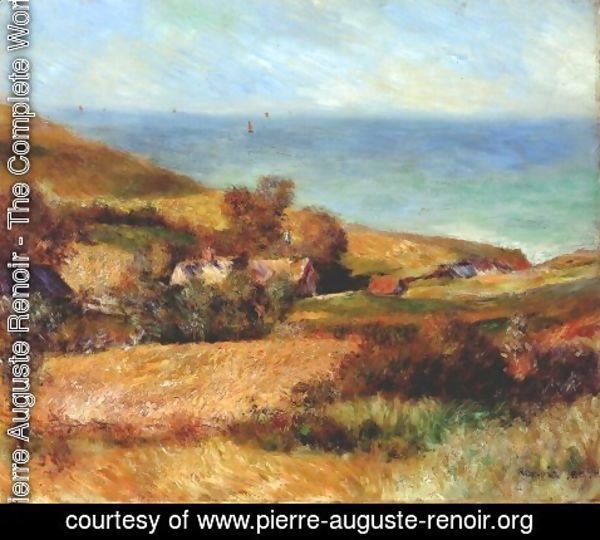 Pierre Auguste Renoir - View of the Seacoast near Wargemont in Normandy 1880