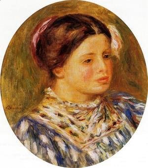 Pierre Auguste Renoir - Young Girl in Blue 1912