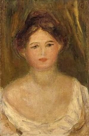 Pierre Auguste Renoir - Portrait De Femme Au Chignon