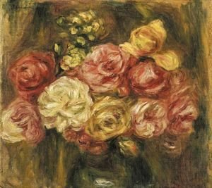 Pierre Auguste Renoir - Bouquet De Roses