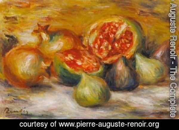 Pierre Auguste Renoir - Nature Morte Aux Figues