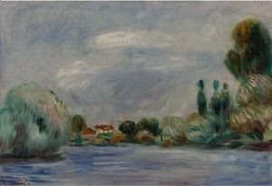 Pierre Auguste Renoir - Maison Sur La Rive