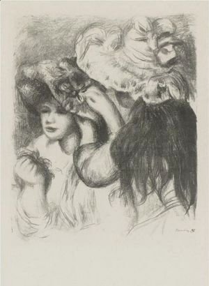 Pierre Auguste Renoir - Le Chapeau Epingle, 1ere Planche