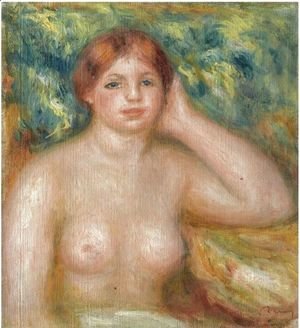 Pierre Auguste Renoir - Buste De Femme Nue