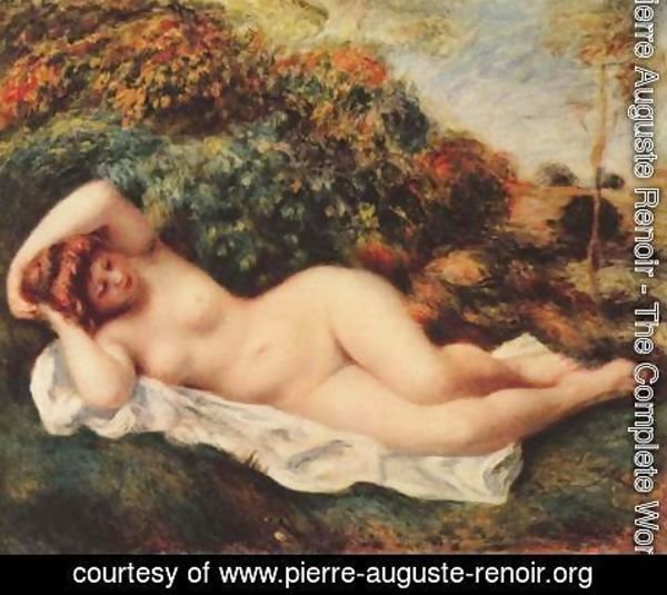 Pierre Auguste Renoir - Bathing, sleeping (Badende, schlafend - Die Backerin)