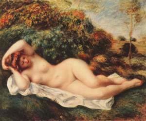 Pierre Auguste Renoir - Bathing, sleeping (Badende, schlafend - Die Backerin)