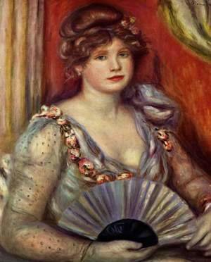 Pierre Auguste Renoir - Lady with fan