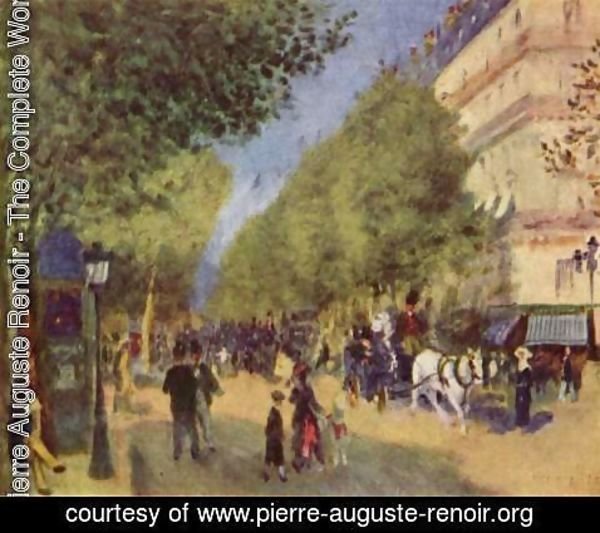 Pierre Auguste Renoir - The Great Boulevards 2