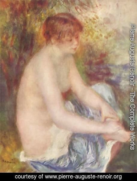 Pierre Auguste Renoir - Small act in blue