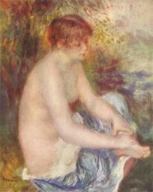 Pierre Auguste Renoir - Small act in blue