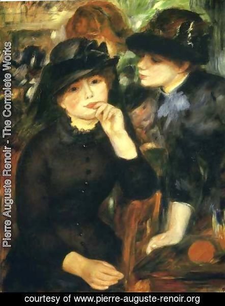 Pierre Auguste Renoir - Two girls in black
