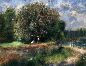 Pierre Auguste Renoir - Blossoming Chestnut Tree