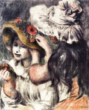 Pierre Auguste Renoir - Pinning the Hat