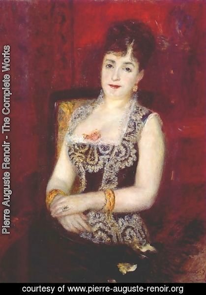Pierre Auguste Renoir - Portrait of the countess pourtales