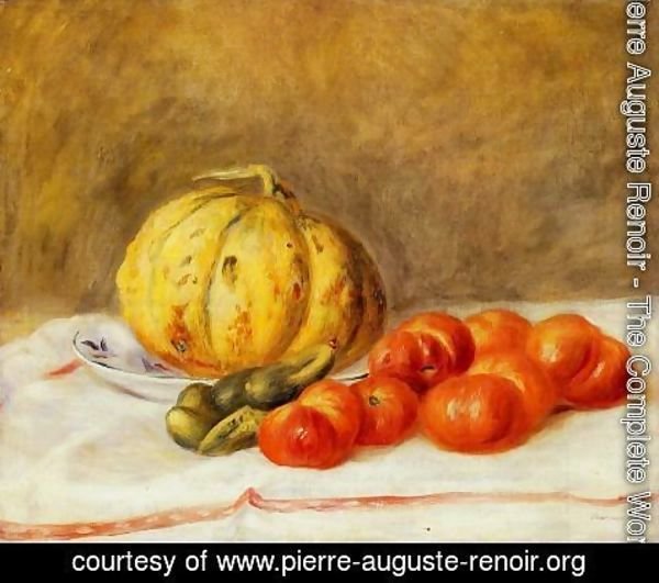 Pierre Auguste Renoir - Melon and Tomatos