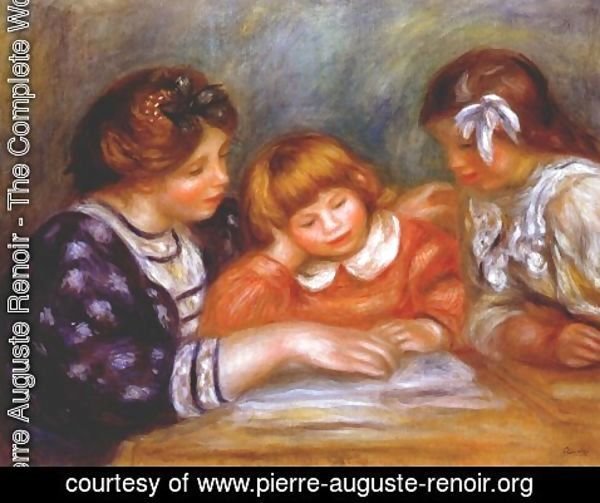 Pierre Auguste Renoir - The lesson 2